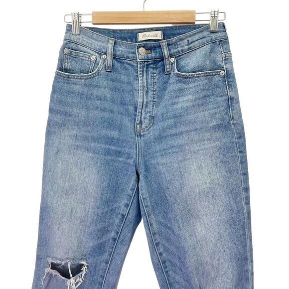 Madewell The Perfect Vintage Cropped Jean in Parnell Medium Wash Women’s Size 27 - Picture 7 of 16